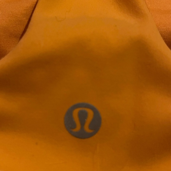 Lululemon Orange Wunder Train Longline Bra - Picture 5 of 6